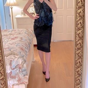 Rebecca Taylor silk animal print cami